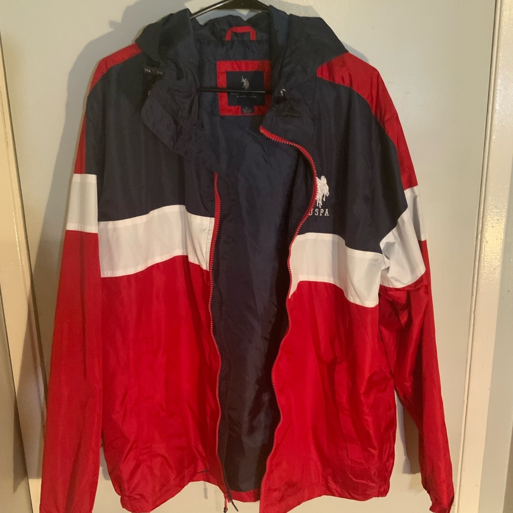 Polo by Ralph Lauren Red and Navy Windbreaker